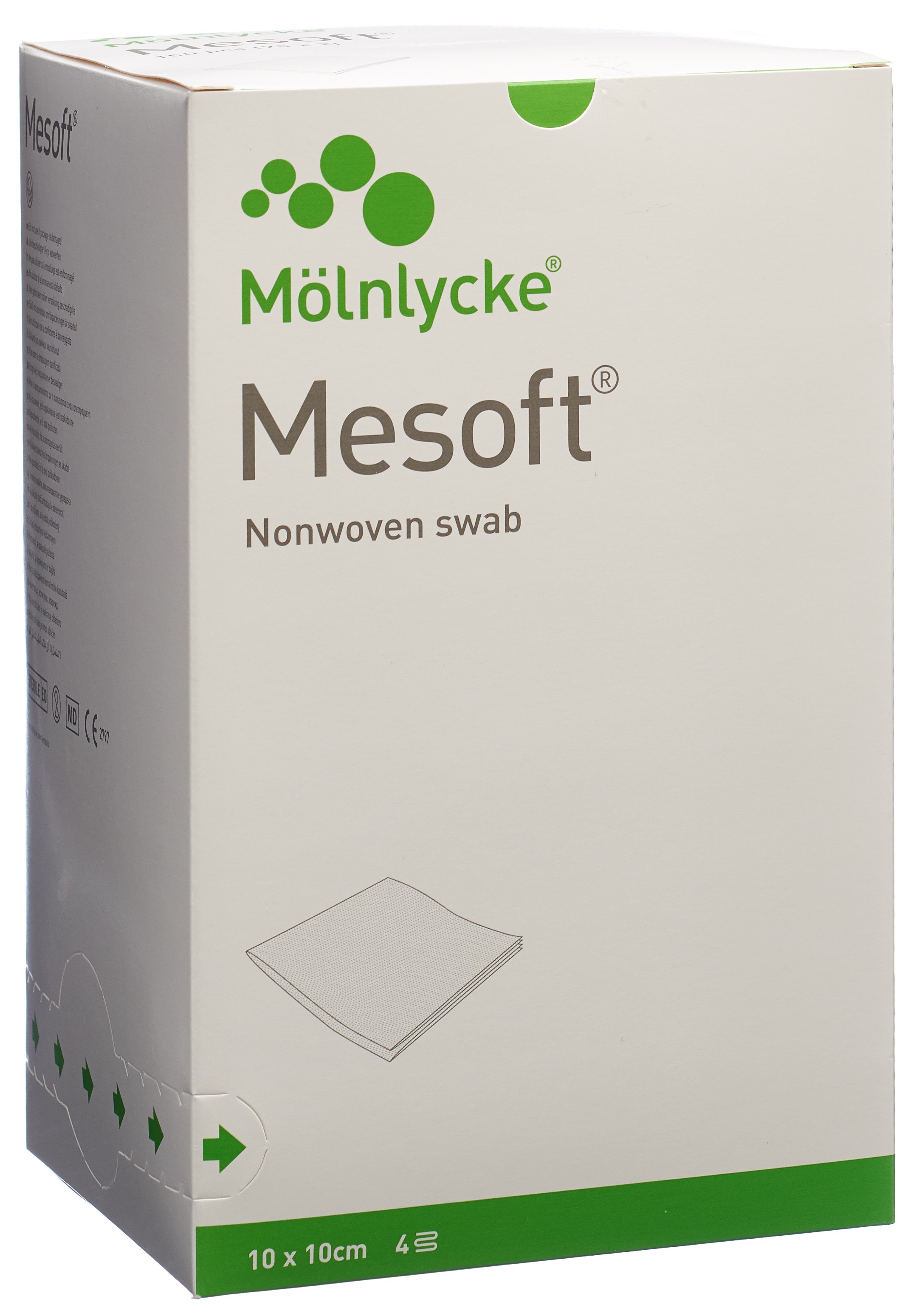 Mesoft Vlieskompressen 10x10cm steril