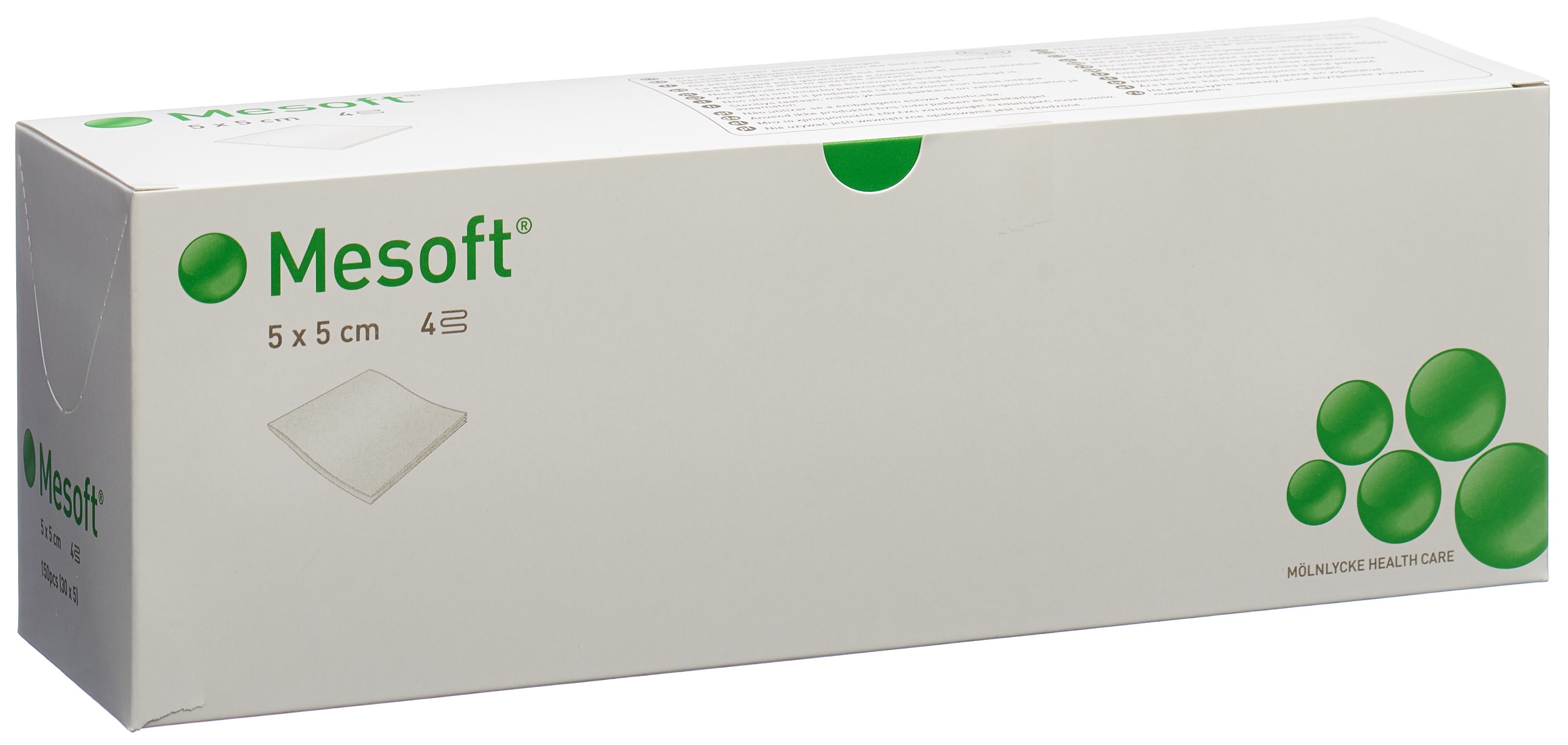 Mesoft Vlieskompressen 5x5cm steril