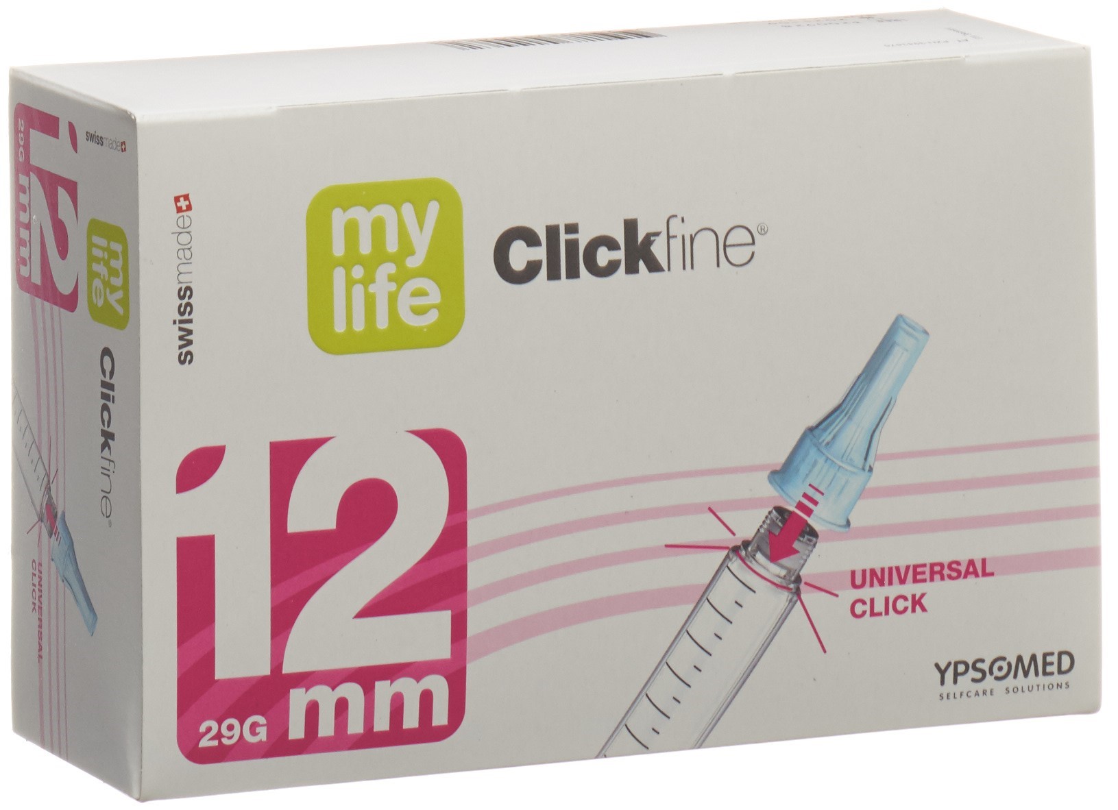 mylife Clickfine Pen Nadeln 12mm 29G