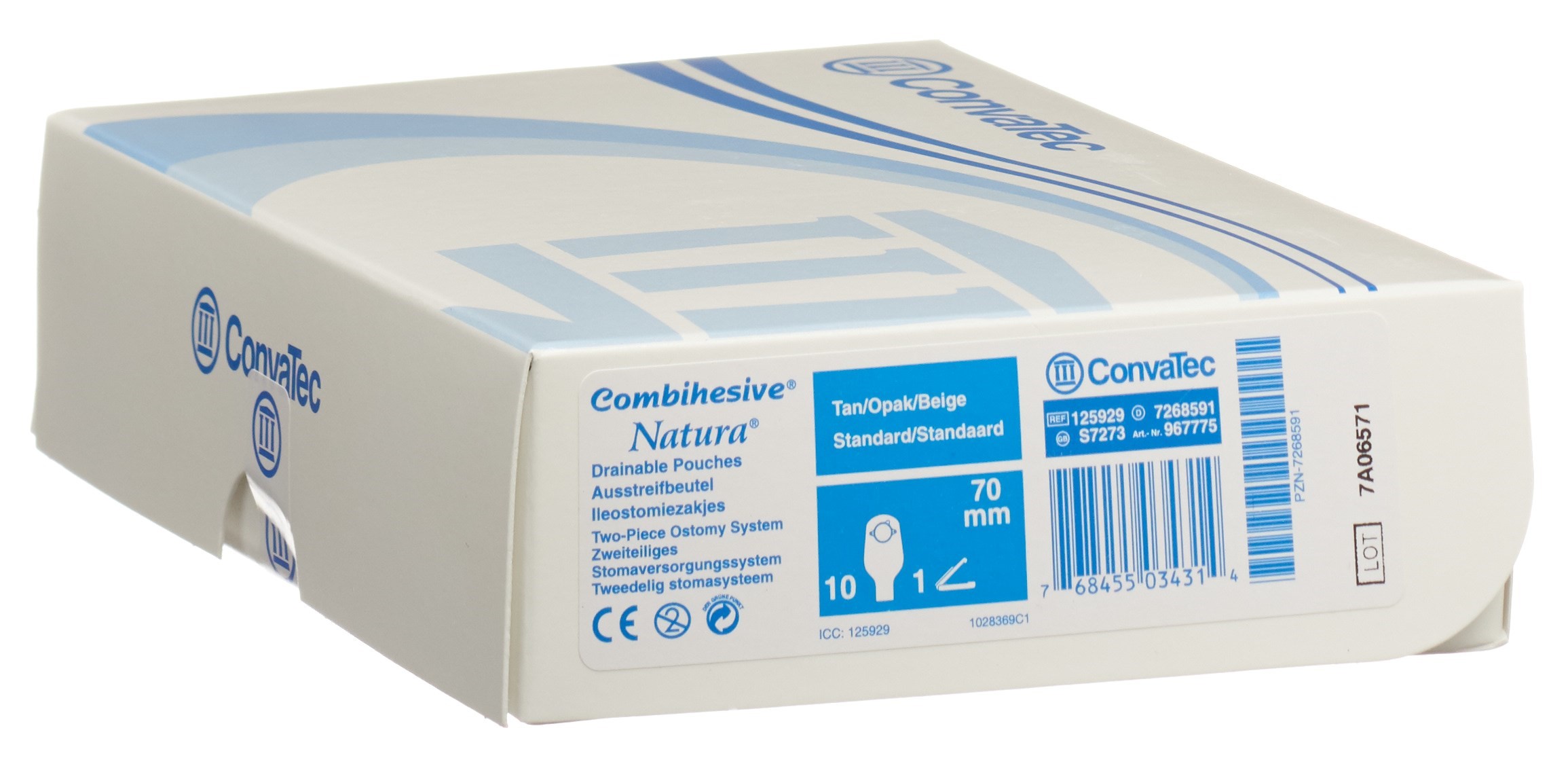 Natura Ileo Beutel 70mm standard opak