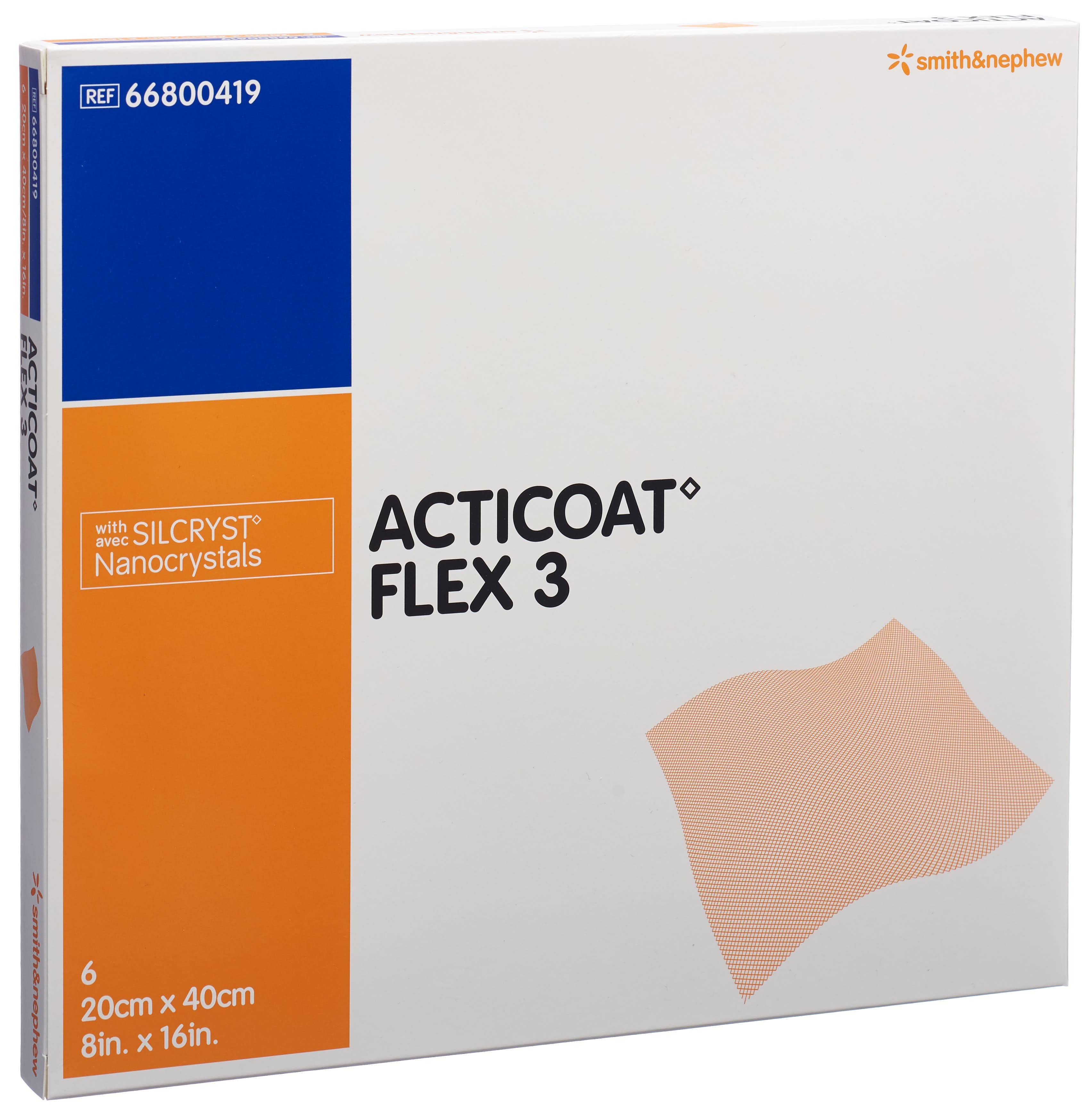 ACTICOAT FLEX 3 Wundverband 20x40cm