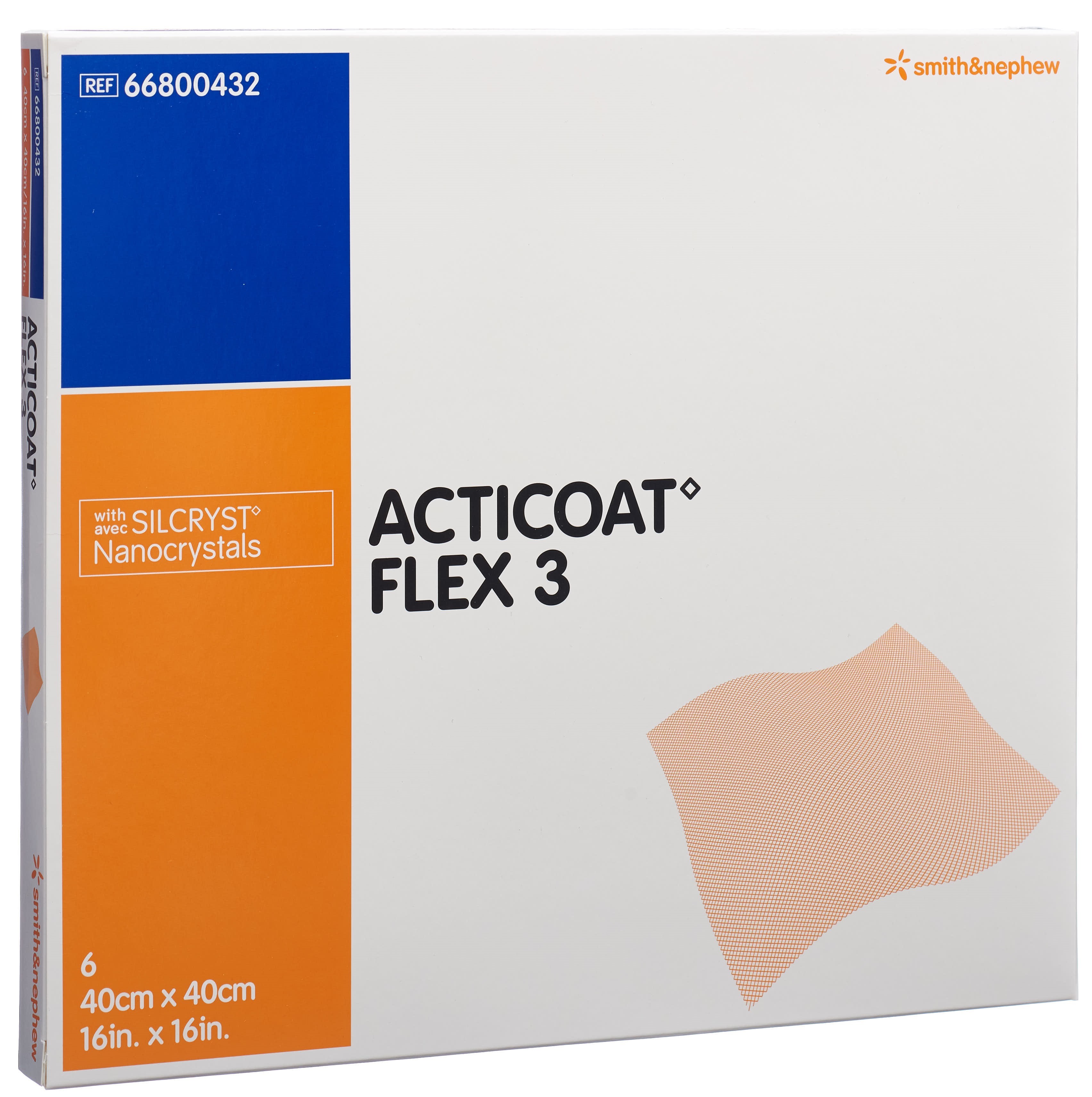 ACTICOAT FLEX 3 Wundverband 40x40cm
