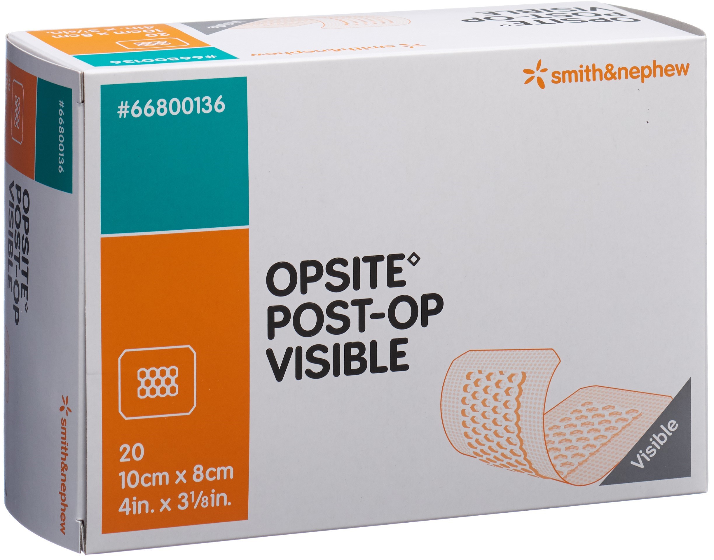 OPSITE POST OP VISIBLE transparenter Wundverband 8x10cm
