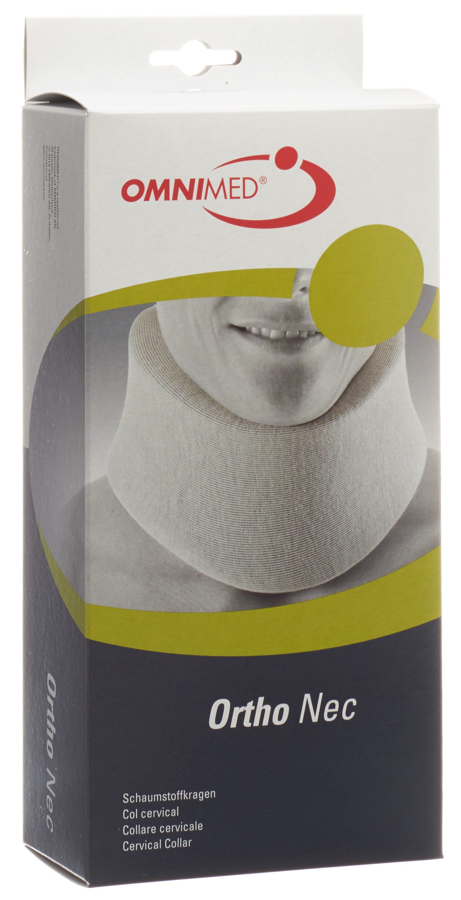 OMNIMED Schaumstoff Kragen 9.5cm/36-40cm Velc roh
