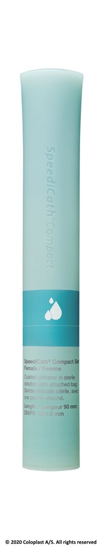 SpeediCath Compact 1x Katheter Set CH12 Frau