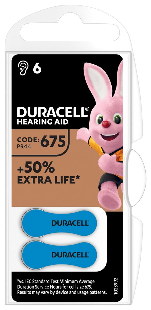 Duracell Batterie EasyTab 675 Zinc Air D6 1.4V