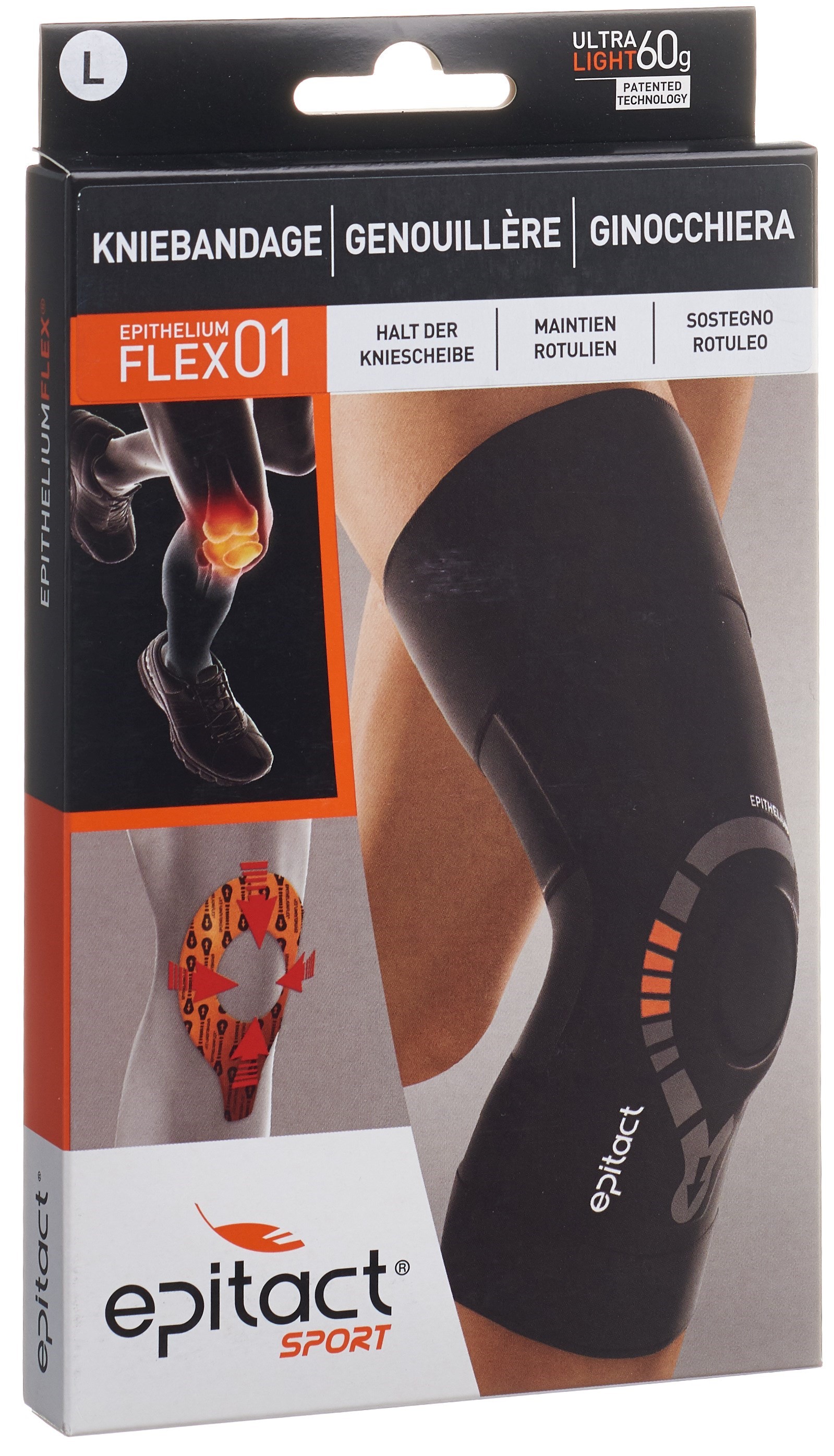 Epitact Sport Physiostrap Kniebandage MULTI XS