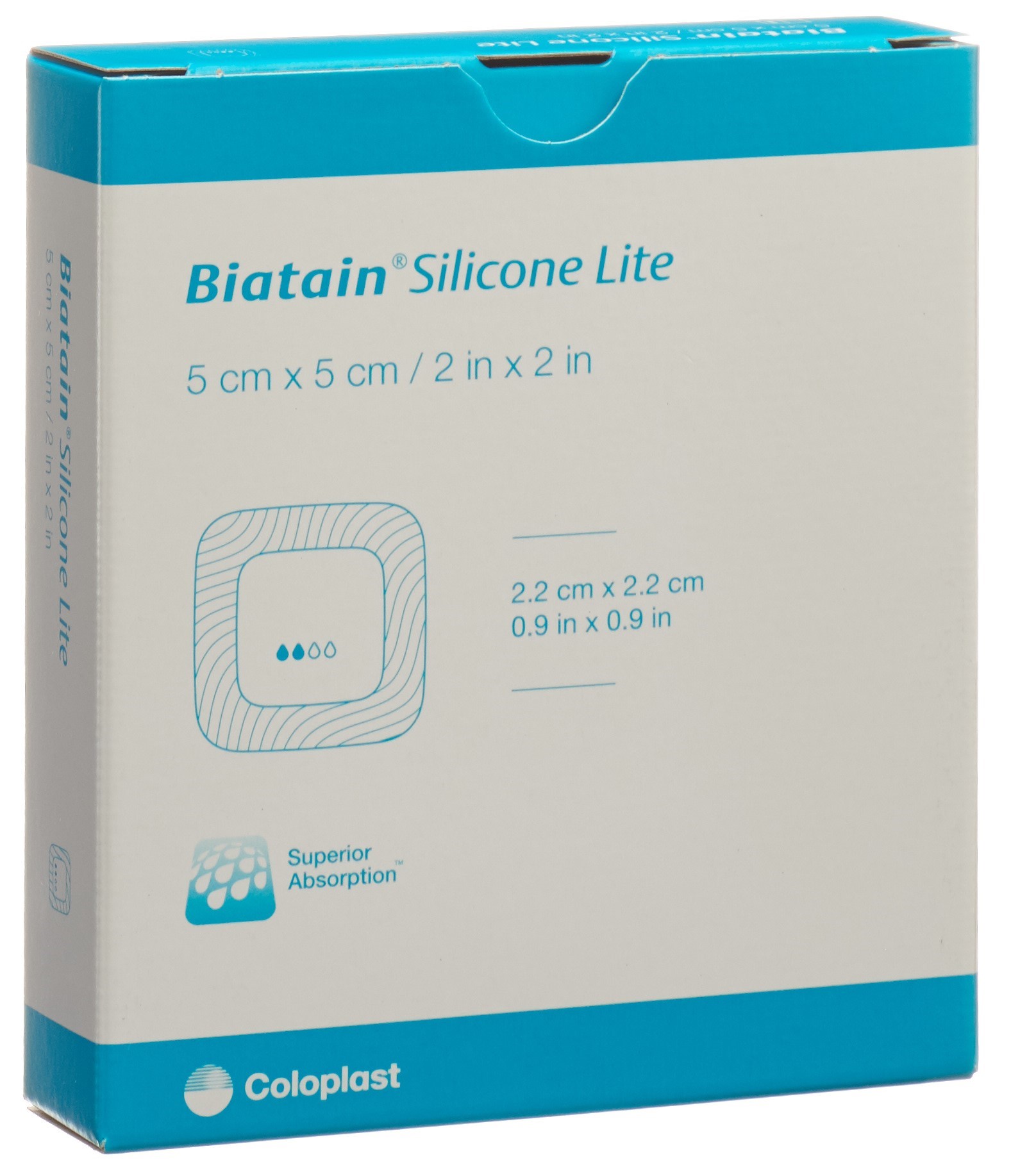 Biatain Silicone Lite Schaumverband 5x5cm