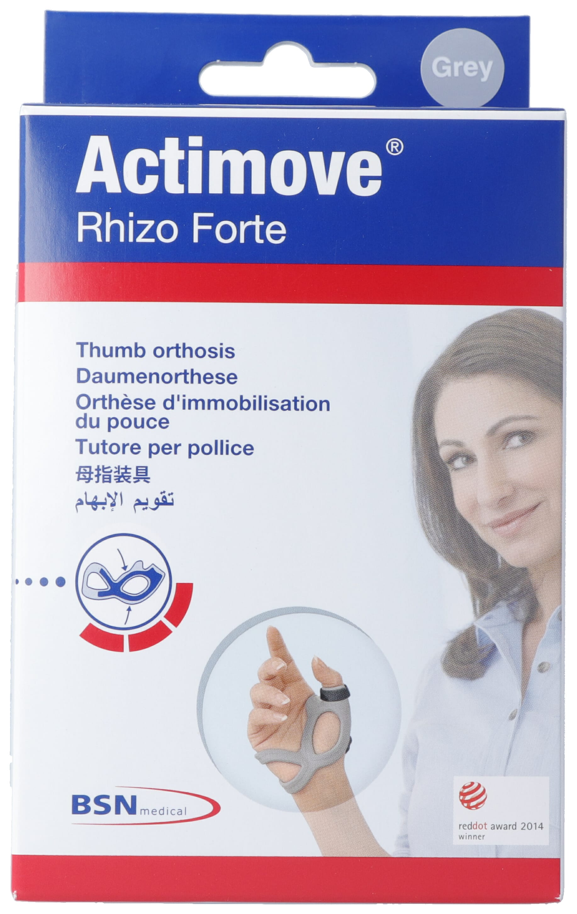 Actimove Rhizo Forte RhizoForte M schwarz links 1 Stück | McDrogerie