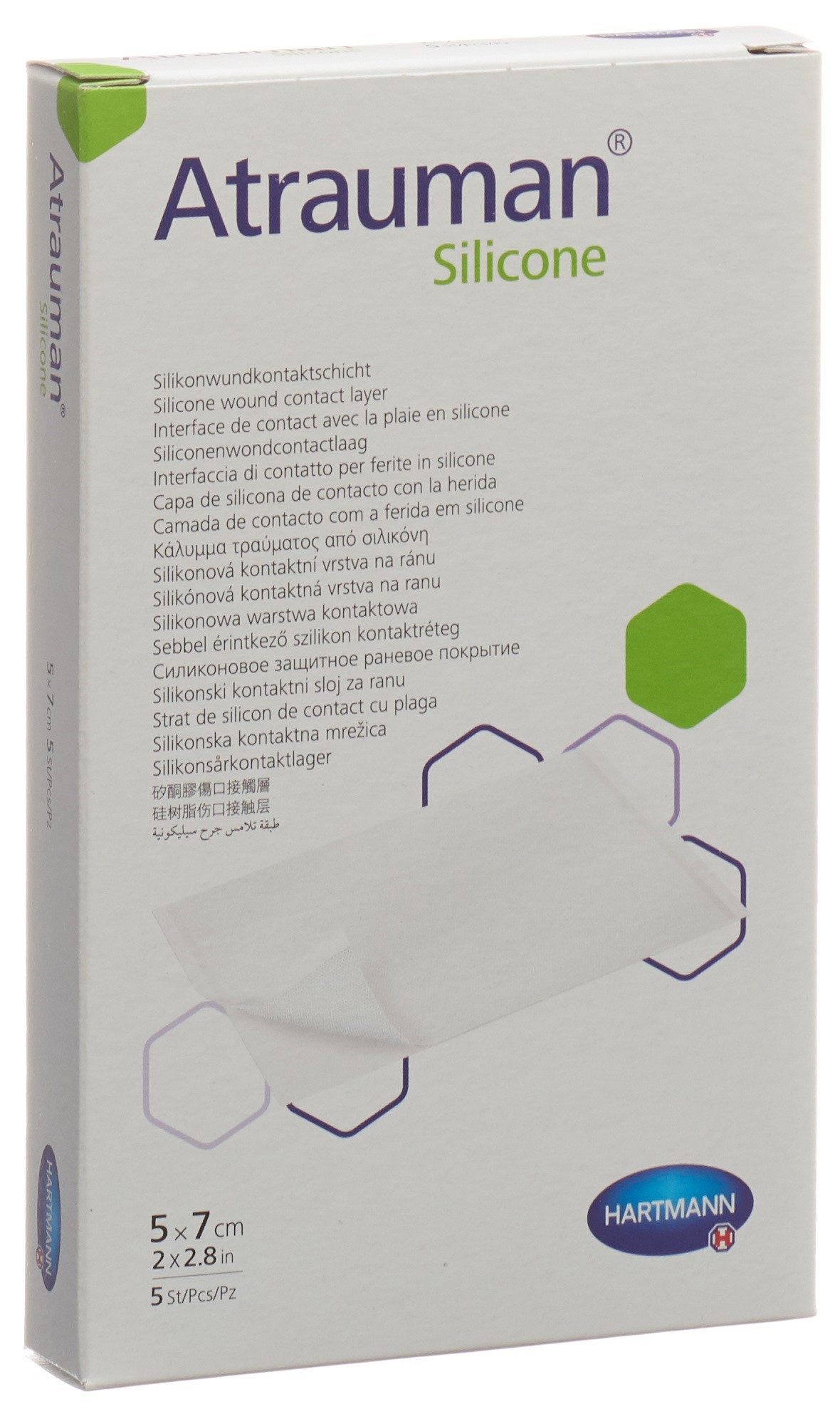 Atrauman Silicone 5x7cm steril
