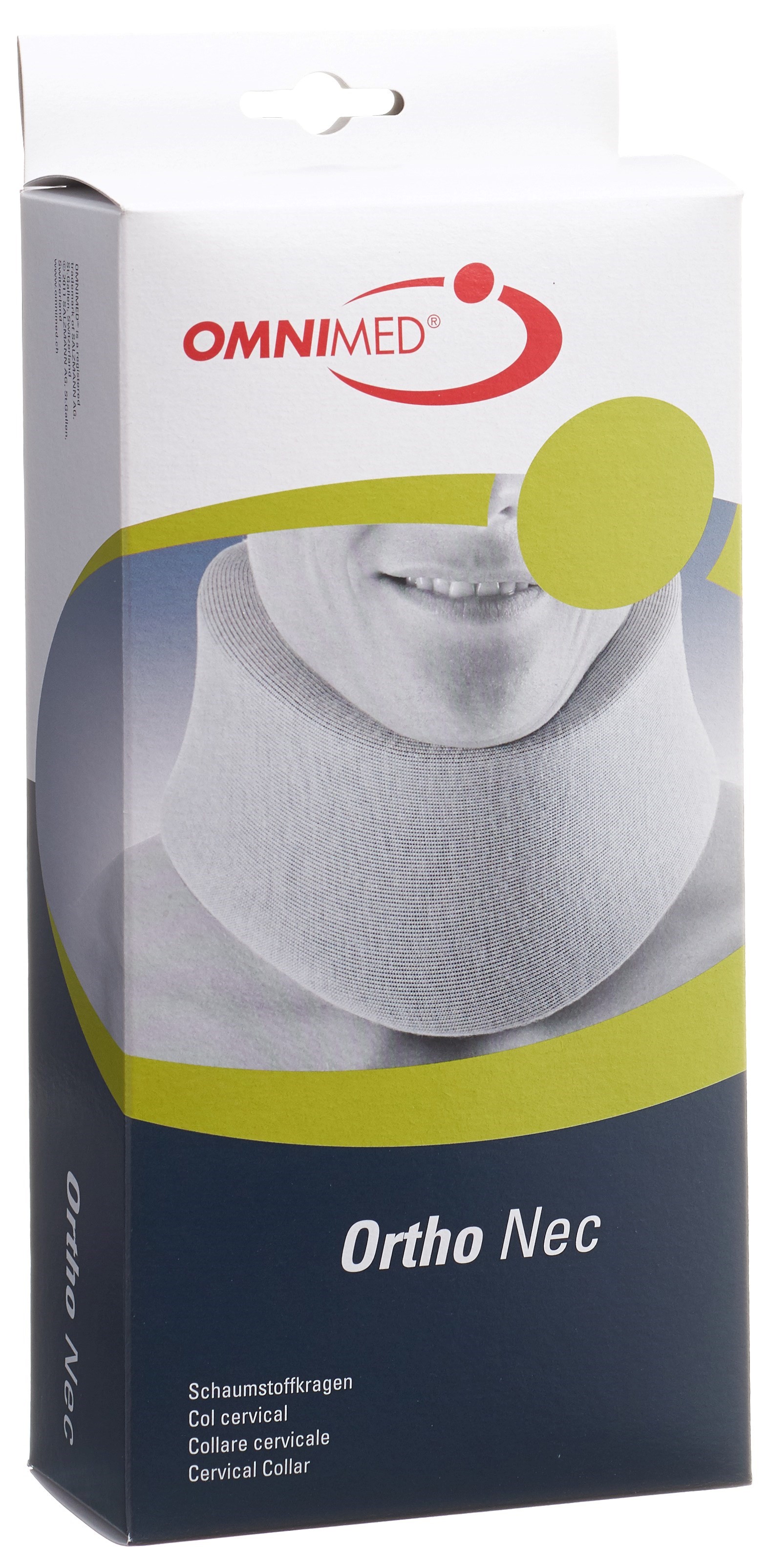 OMNIMED Schaumstoff Kragen 8cm/30-35cm Velcro roh