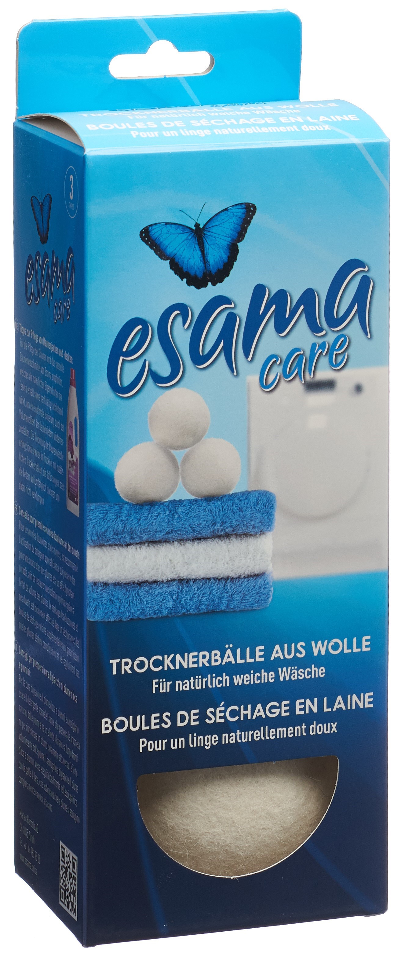 Esama Trocknerbälle aus Wolle