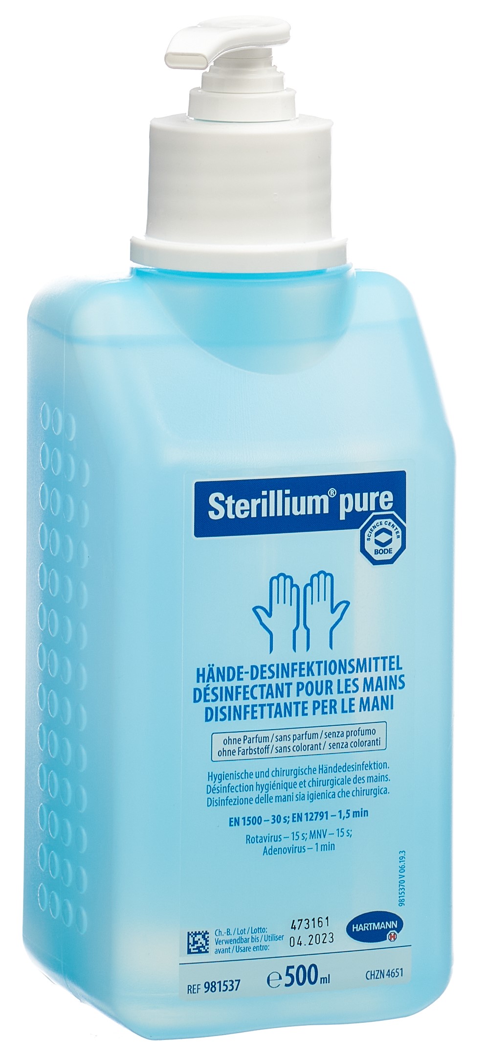 Sterillium pure mit Pumpe