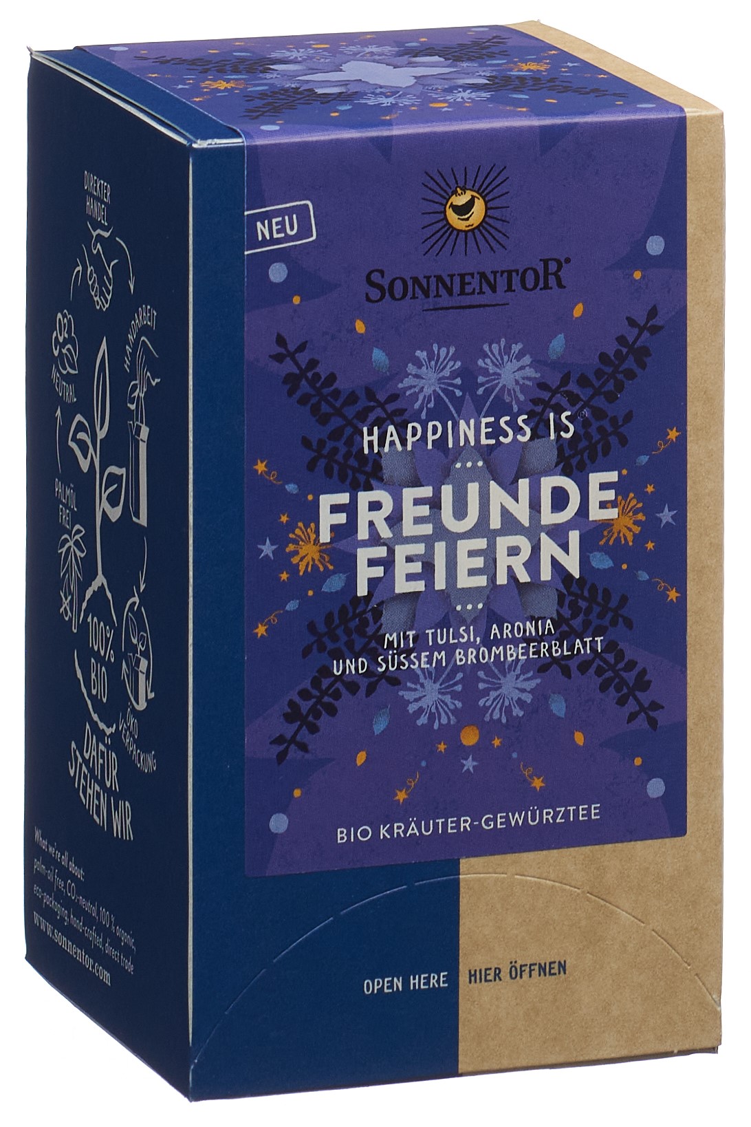 SONNENTOR Happiness is Freunde feiern Tee BIO