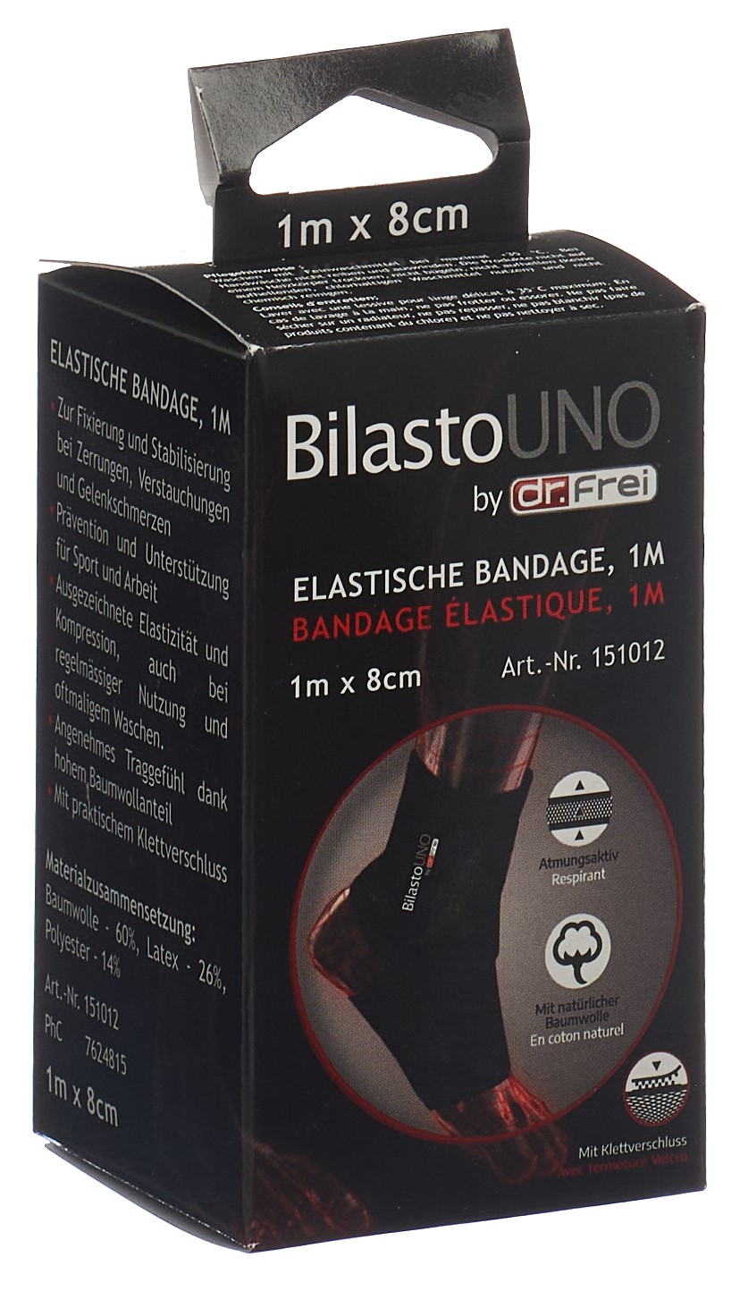 Bilasto Uno elastische Universalbandage 1m mit Klettverschluss