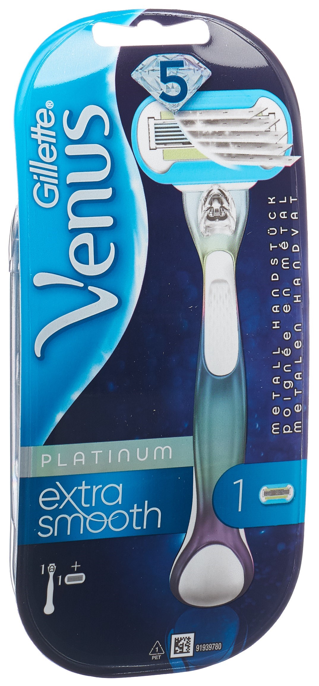 Gillette Venus for Women Extra Smooth Platinum Rasierapparat Rasierapp