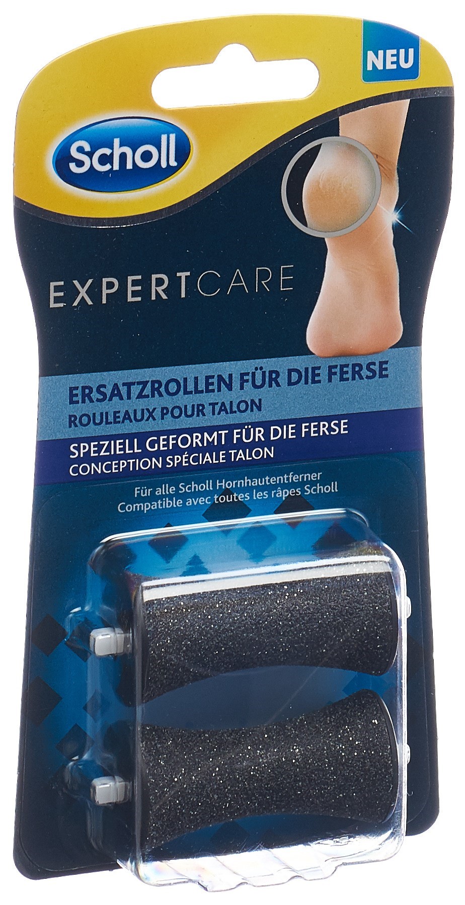Scholl Expert Care Ersatzrollen für die Ferse Ultra Stark