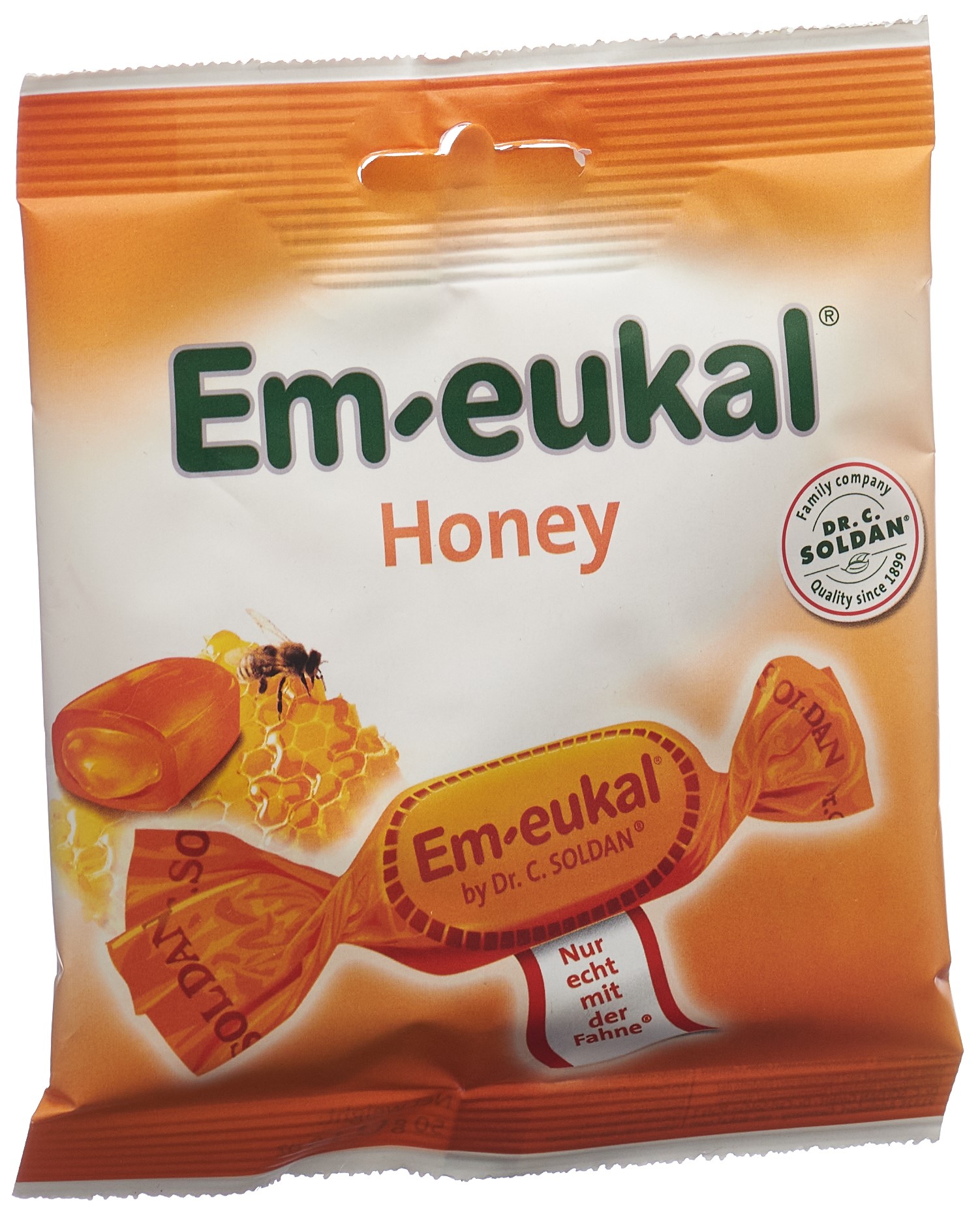 Em-eukal Honey gefüllt