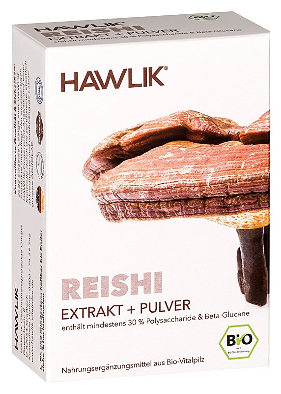 Hawlik Reishi Extrakt + Pulver Kapsel