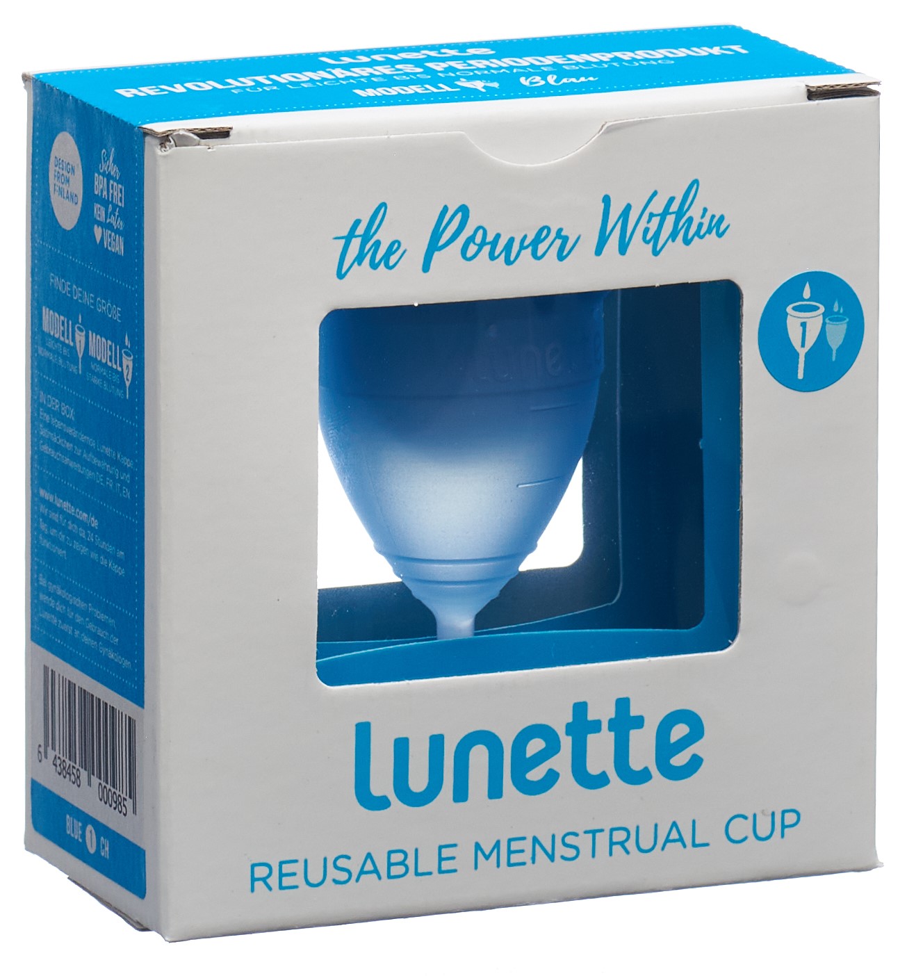 Lunette Menstruationstasse Grösse 1 blau