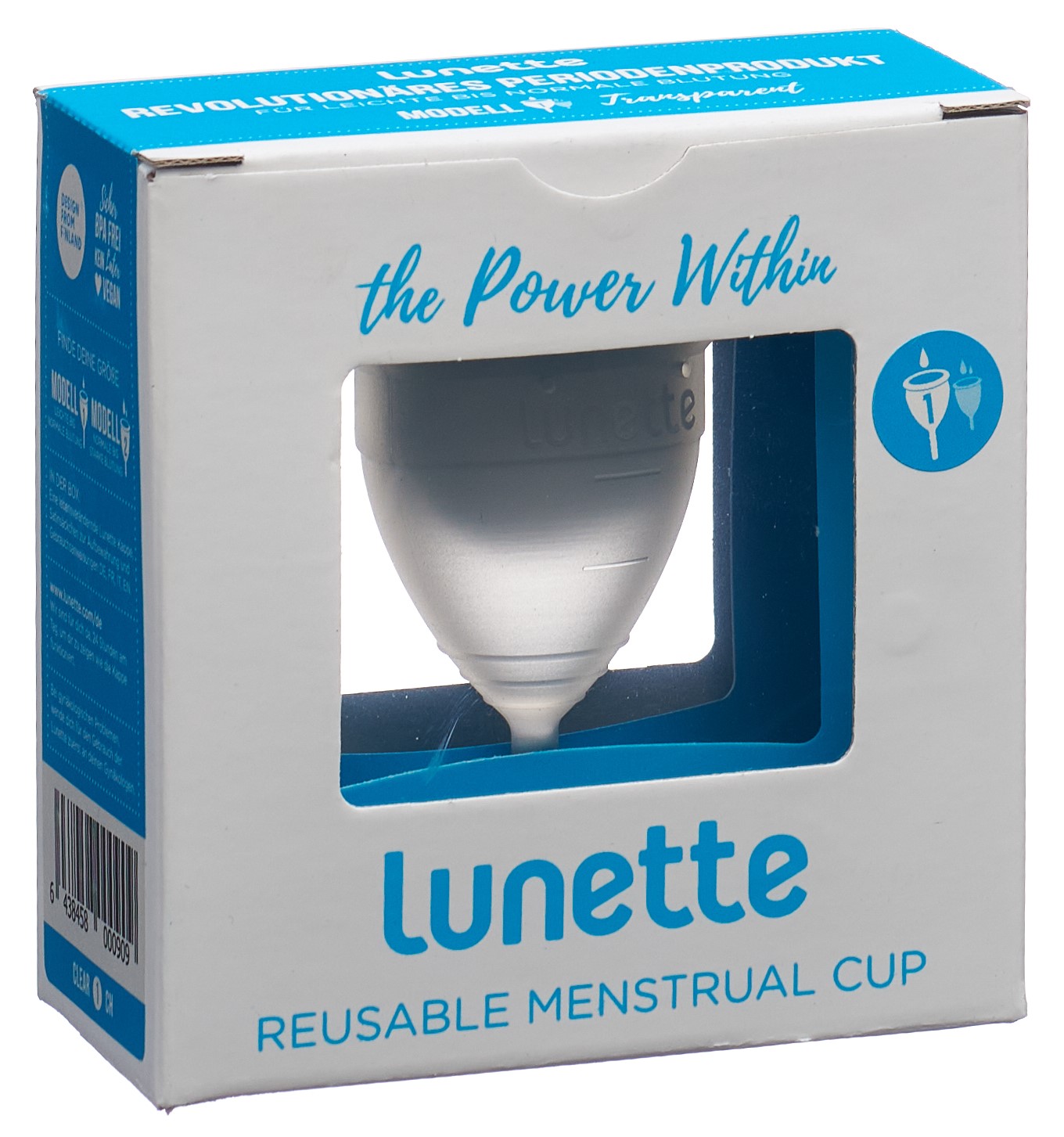 Lunette Menstruationstasse Grösse 1 klar