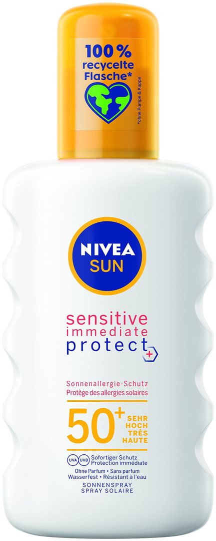 NIVEA NIVEA SUN Sensitive Immediate Protect Sonnenspray LSF50+