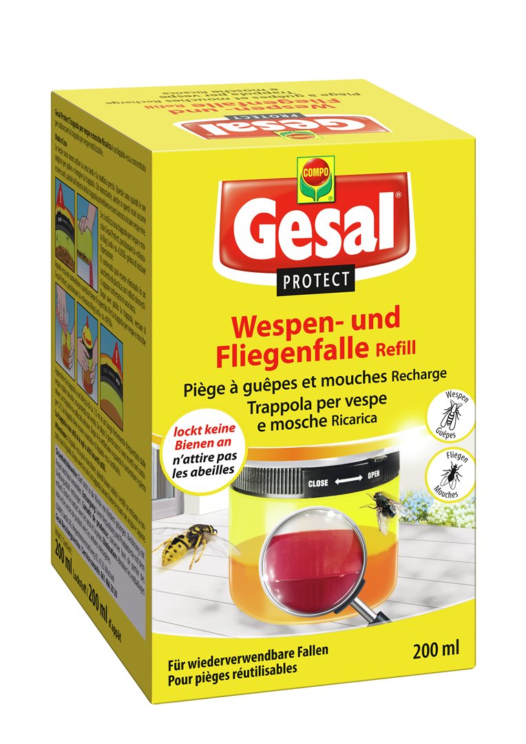 Gesal PROTECT Wespen- und Fliegenfalle Refill