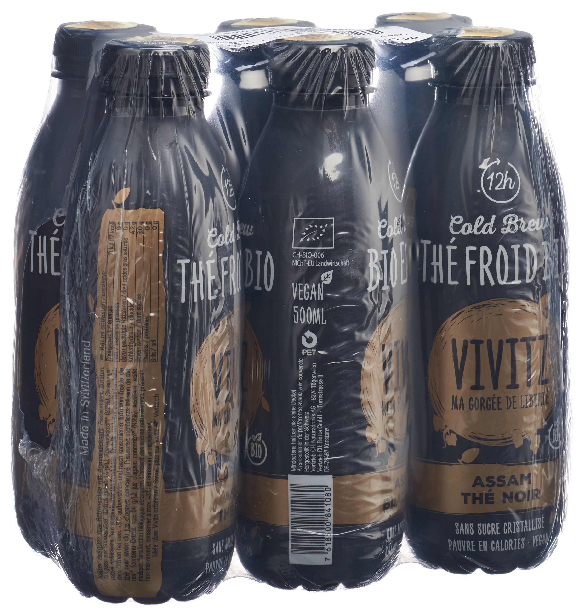 VIVITZ Bio Eistee Cold Brewed Black Tea Assam