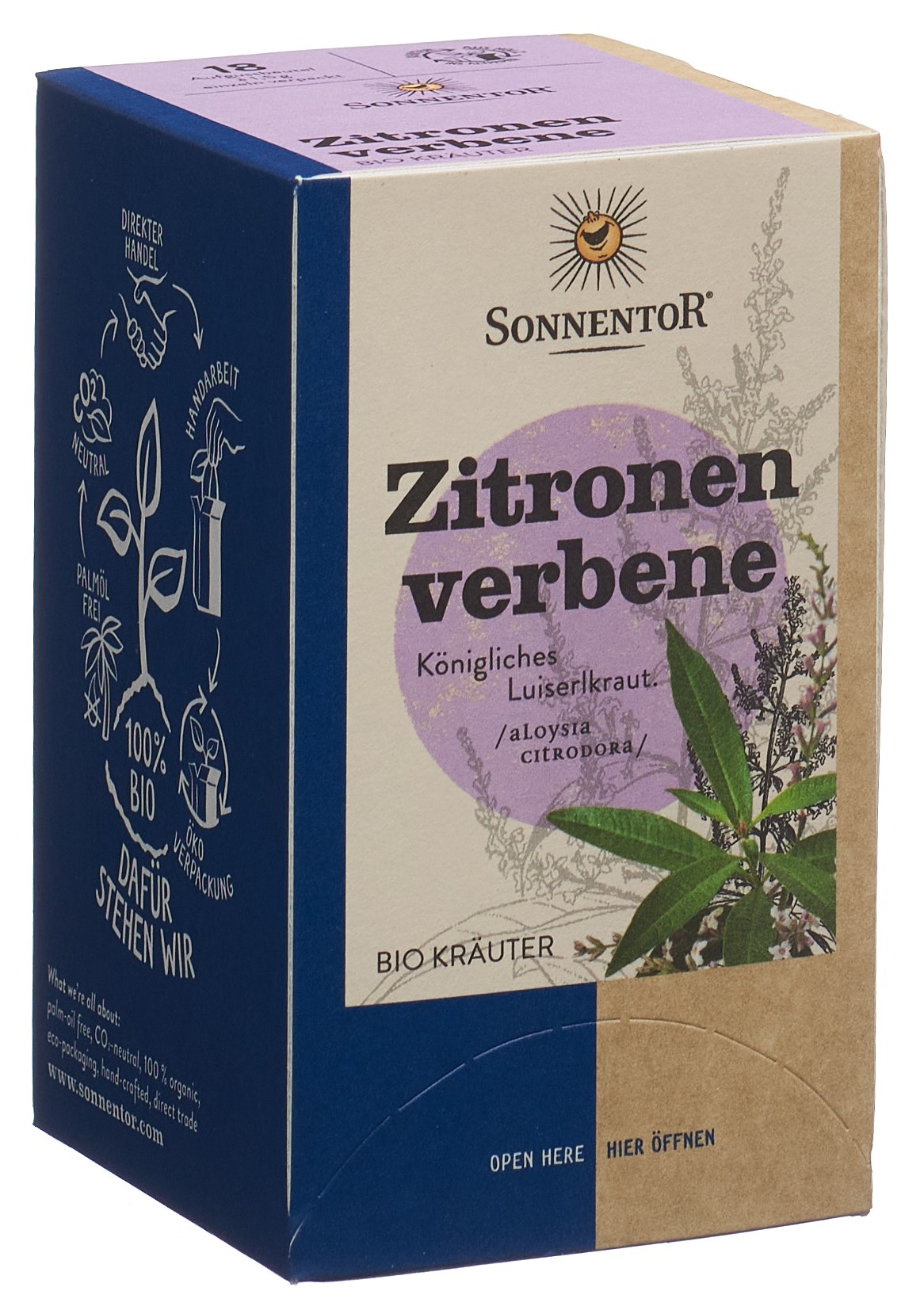 SONNENTOR Zitronenverbene Tee BIO