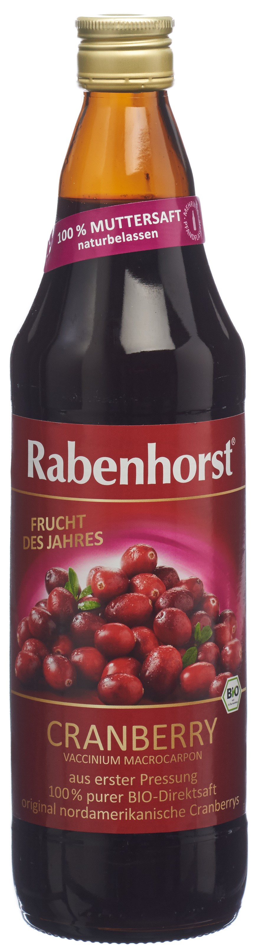 Rabenhorst Cranberry Muttersaft Bio