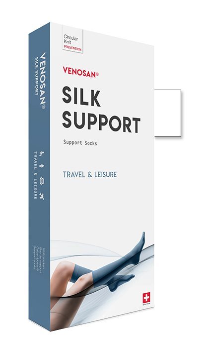 Venosan Silk Support A-D Socks M white
