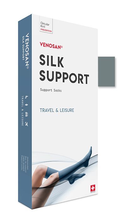 Venosan Silk Support A-D Socks S silver