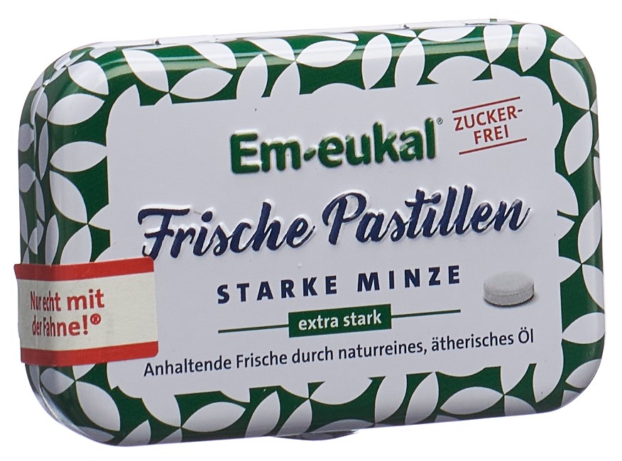 Em-eukal Frische Pastillen starke Minze zuckerfrei mit Xylit