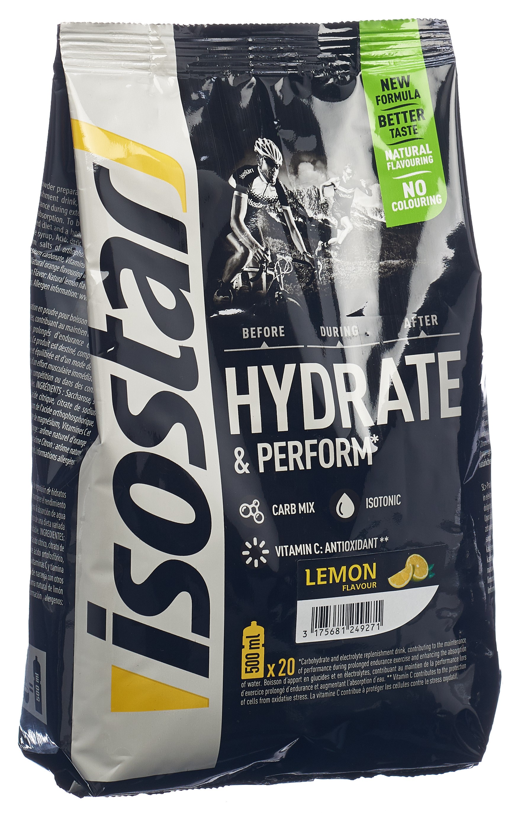 isostar isostar HYDRATE & PERFORM & Pulver Lemon