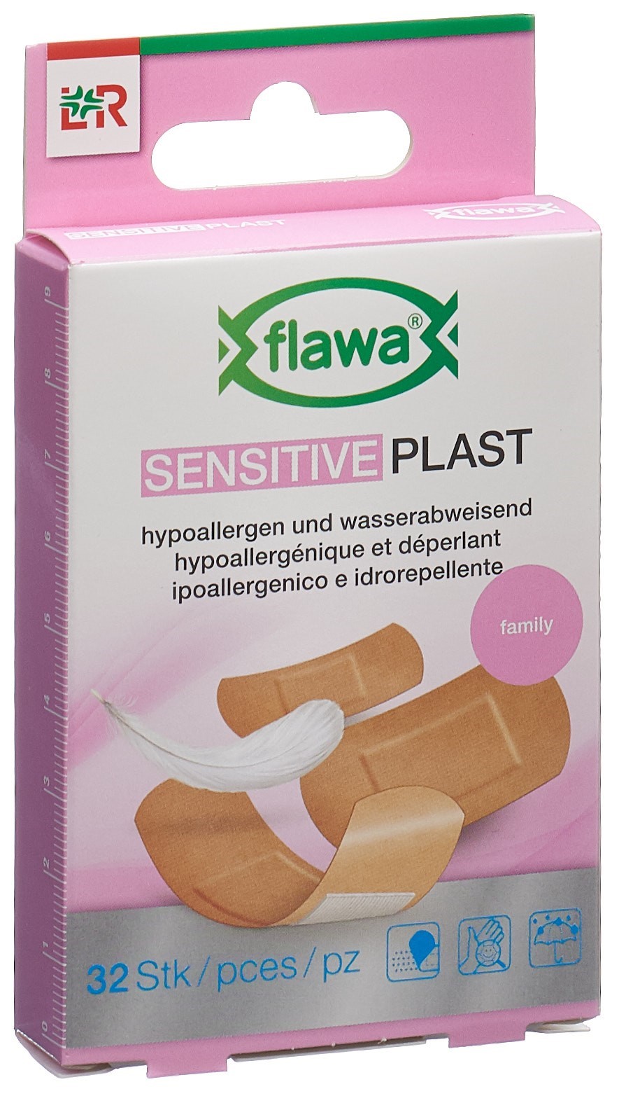 flawa Sensitive Plast Pflasterstrips 3 Grössen