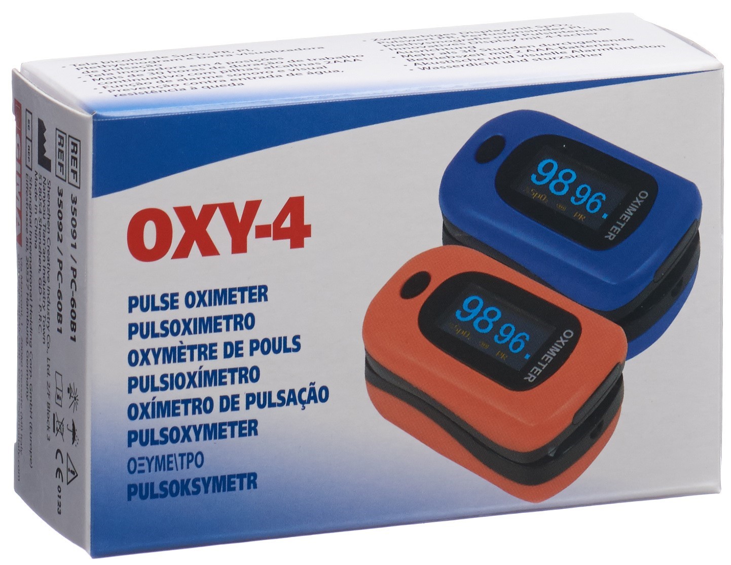 GIMA Pulsoxymeter orange OXY-4