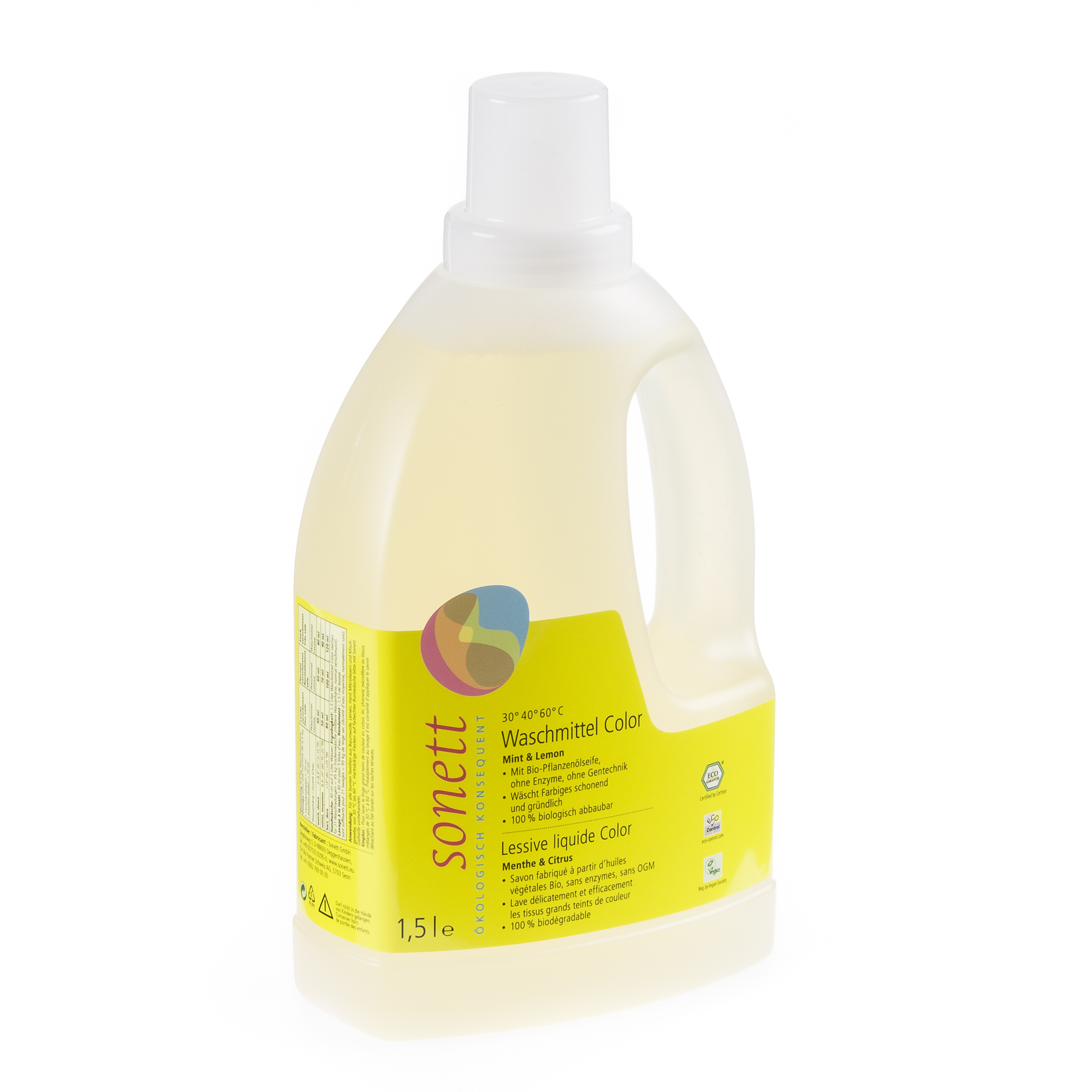 Sonett Waschmittel Color 20°- 60°C Mint Lemon