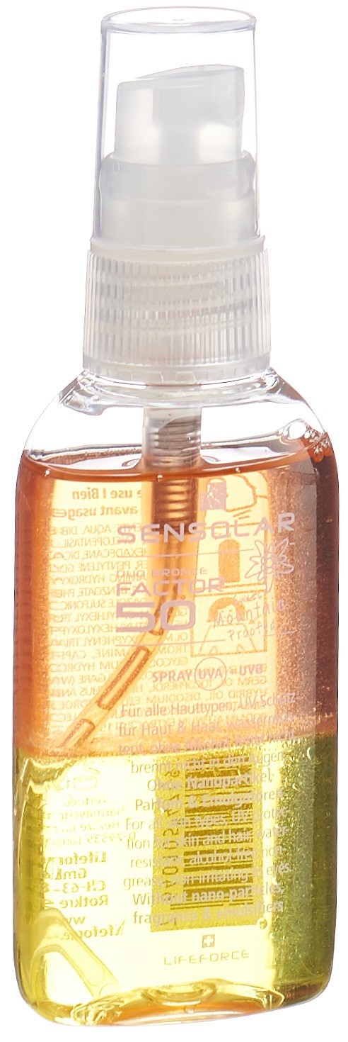 SENSOLAR Sonnenspray LSF 50 ohne Emulgatoren