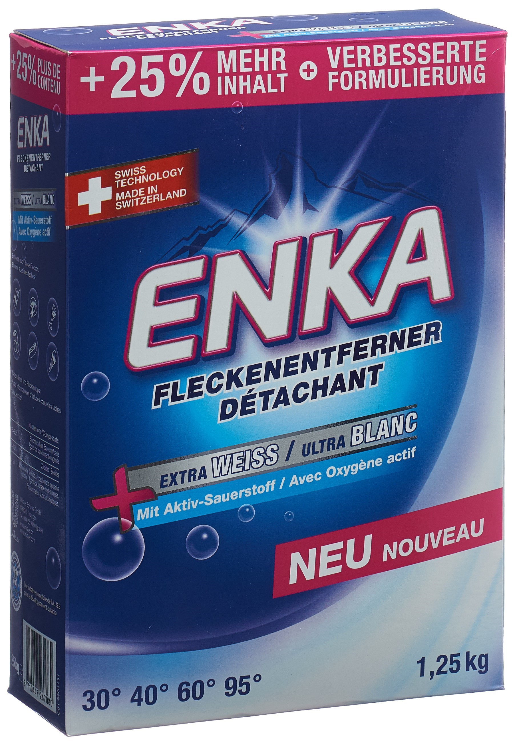 Enka Fleckenentferner Waschmittel Pulver