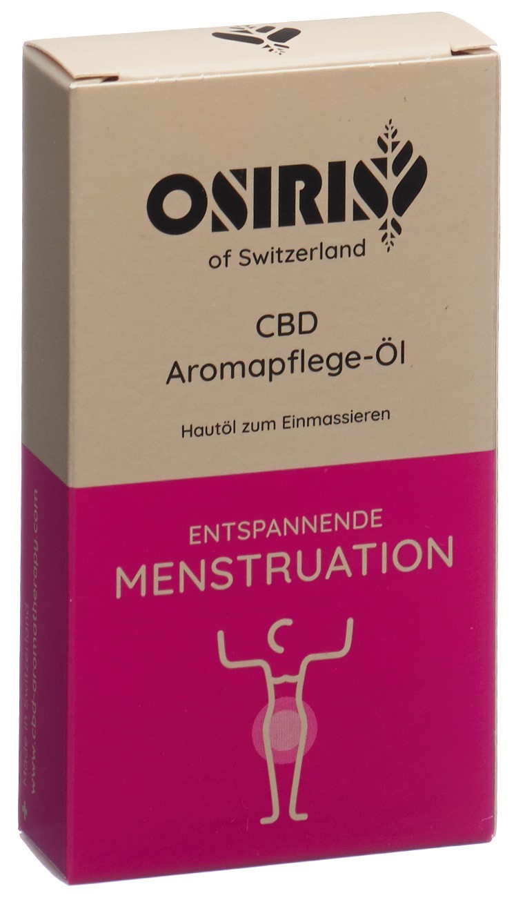 OSIRIS CBD Aromapflegeöl entspannte Menstruation