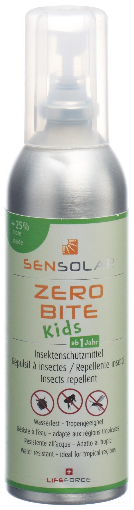 SENSOLAR Zero Bite Kids Mücken & Zeckenschutz