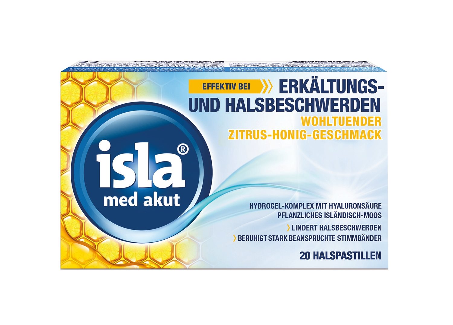 isla Med akut Pastillen Zitrus Honig