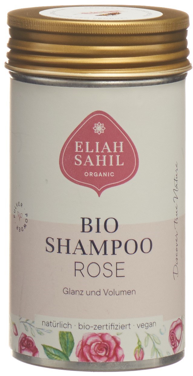 ELIAH SAHIL Shampoo Rose Pulver Glanz und Volumen