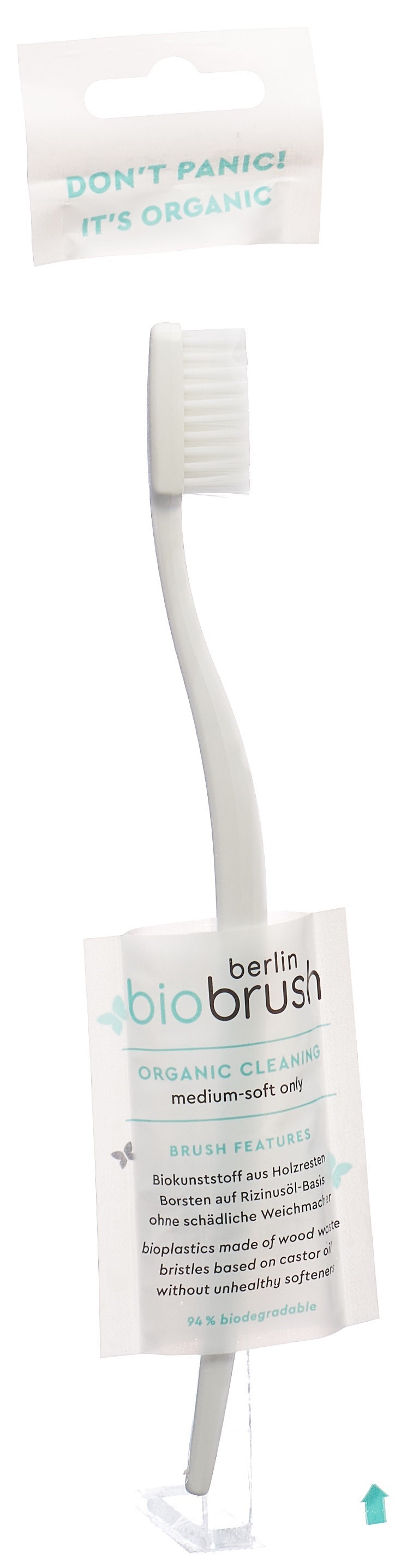 berlin biobrush Zahnbürste Erwachsene weiss