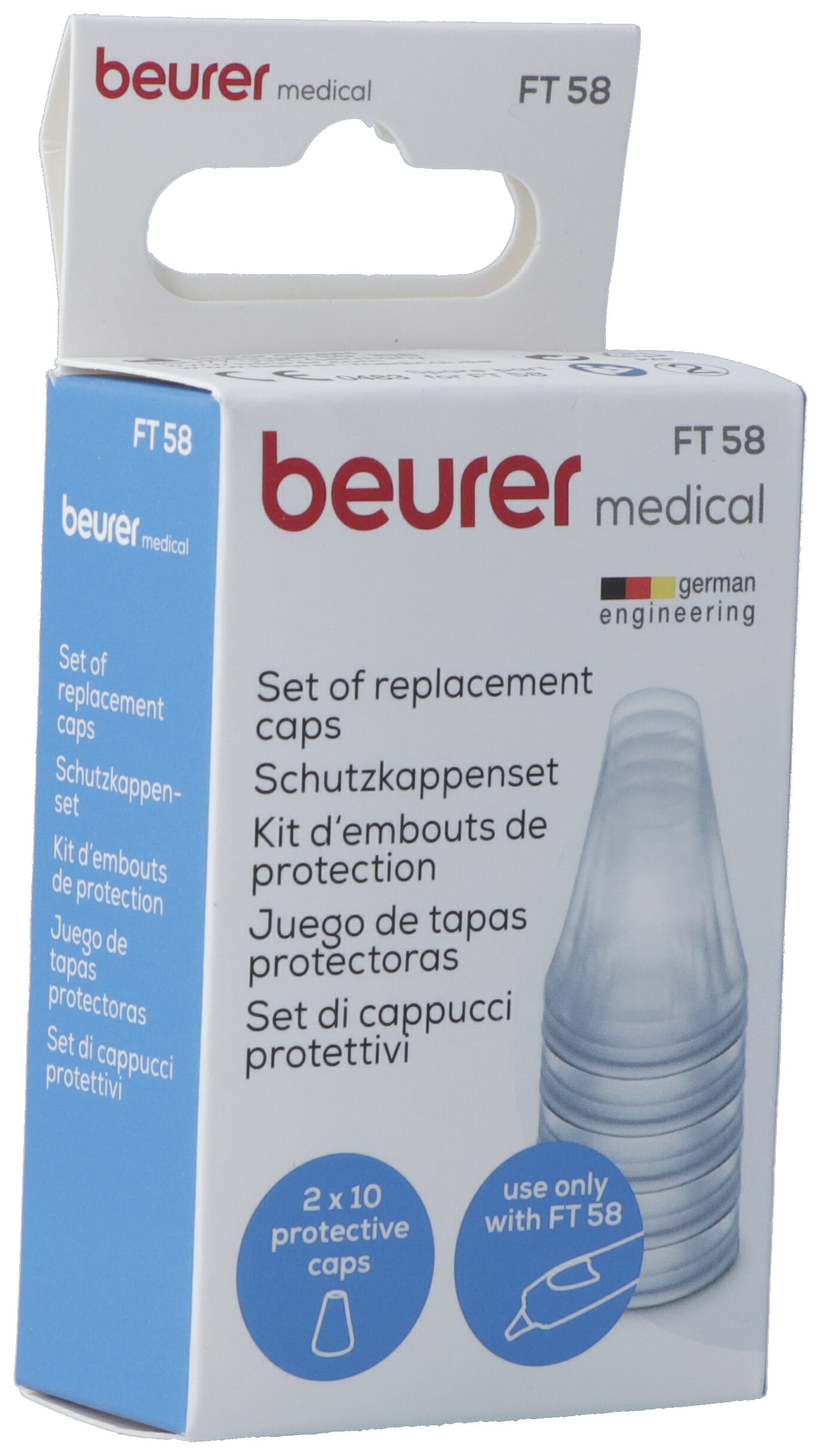 beurer Schutzkappenset zu Ohrthermometer FT 58