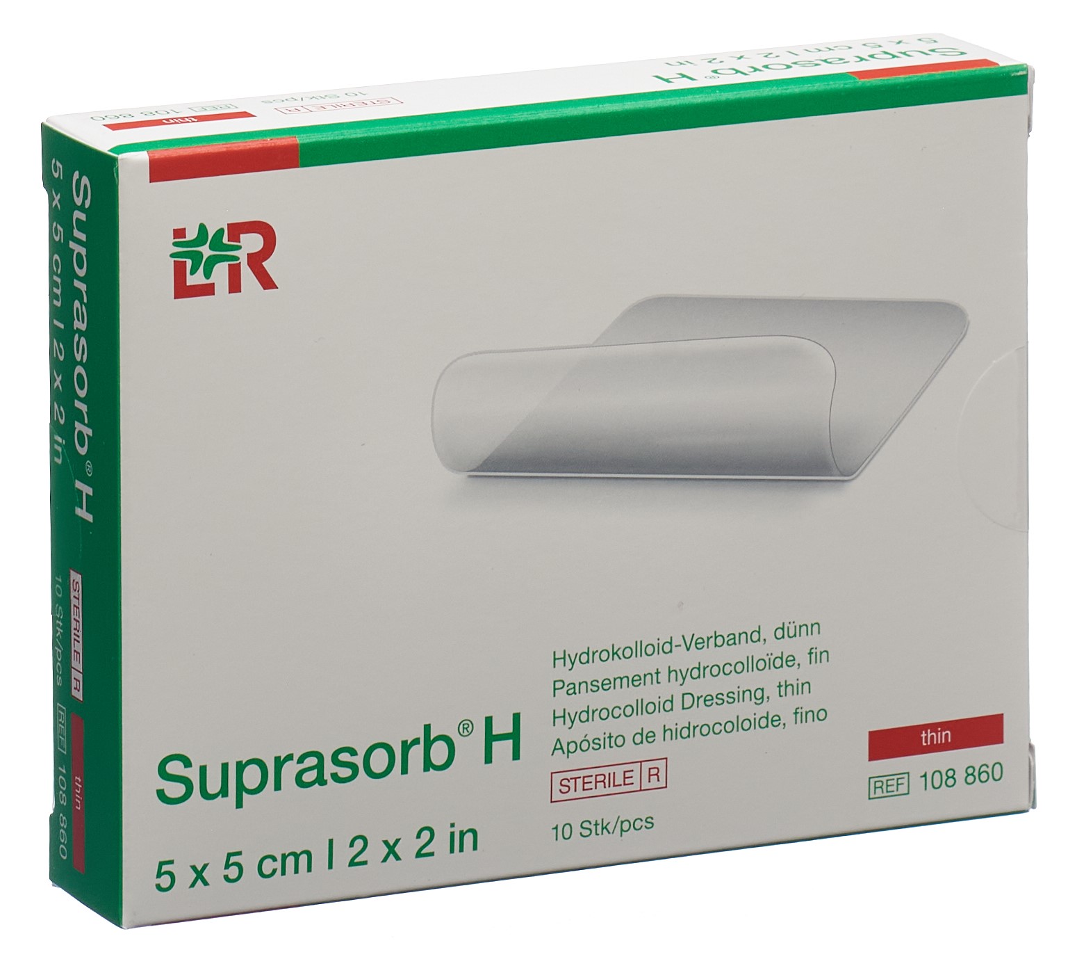 Suprasorb H Dünn 5x5cm