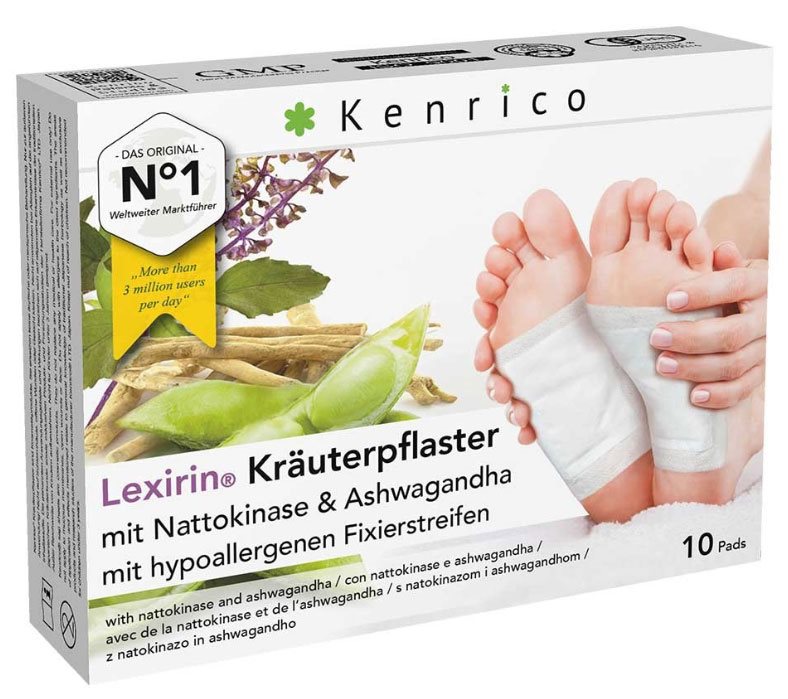 Kenrico Kräuterpflaster mit Nattokinase Ashwagandha