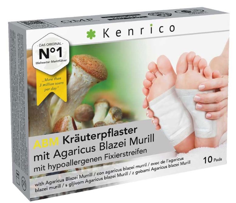 Kenrico Kräuterpflaster mit Agaricus Blazei Murill