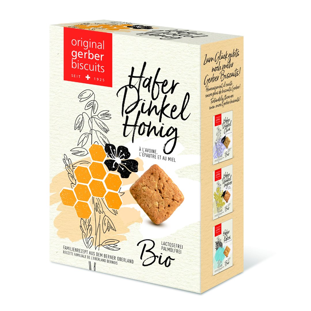 original gerber biscuits Hafer Dinkel Honig Bio