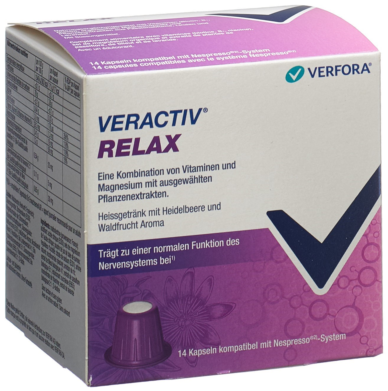 Veractiv Relax nespresso Kapseln